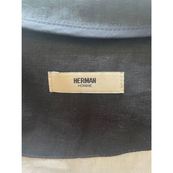 Herman Market Homme Linen Mens Shirt - Picture 2 of 10
